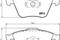 комплект колодок для дисковых тормозов, артикул P24057