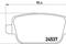 Колодки зад.FORD GALAXY 06-15/MONDEO IV 07-15, артикул P24075