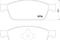 комплект колодок для дисковых тормозов, артикул P24157