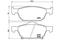 КОЛОДКИ ТОРМОЗНЫЕ ДИСКОВЫЕ HONDA ACCORD VIII (CU) 2.2 i-DTEC (CU3) 2008-2015, артикул P28044