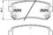Колодки тормозные RR KIA RIO 05-11/CEED 06-/CERATO, артикул P30051