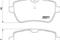 Колодки тормозные дисковые, артикул P50117