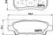 комплект колодок для дисковых тормозов, артикул P54034