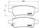Колодки торм.зад./дат. NISSAN Pathfinder 2.5DCi/4.0 03/05->/Navara 2.5 DCi 07/05->, артикул P56060