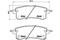 Колодки дисковые задние! Nissan Patrol, Infiniti QX56 5.6 10>, артикул P56082