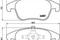 К-т дисков. тормоз. колодок, артикул P61086