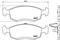Комплект тормозных колодок, дисковый тормоз, артикул P68039