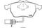Колодки тормозные дисковые передние, артикул P85037