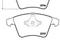 Колодки тормозные VW TRANSPORTER/MULTIVAN 03- перед. R17, артикул P85082