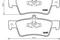 комплект колодок для дисковых тормозов, артикул P85091