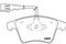 КОЛОДКИ ТОРМОЗНЫЕ ДИСКОВЫЕ VW TOUAREG (7LA, 7L6, 7L7) 3.0 V6 TDI 2007-2010, артикул P85149