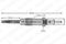 Glow plug, артикул HDS373