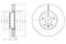 Диск тормозной BG4094 delphi, артикул BG4094