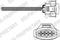 лямбда-зонд! l=300 mm Opel Astra/Corsa/Vectra/Tigra/ Zafira 1.8 16V 00>, артикул ES2028412B1