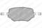 Колодки торм.пер., артикул LP1015