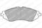 Комплект тормозных колодок, дисковый тормоз, артикул LP1304