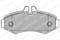 Колодки тормозные дисковые /комплект 4 шт./, артикул LP1425