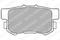 Колодки тормозн, артикул LP1507