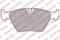 9 Тормозные колодки, артикул LP1608