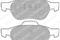 Колодки тормозные дисковые /комплект 4 шт./, артикул LP1714