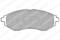 Колодки торм. пер., артикул LP1895