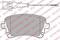Колодки тормозные, артикул LP1911