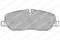 Колодки тормозные дисковые, передние комплект, артикул LP1935