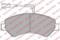 Колодки тормозные, артикул LP1993