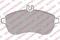 комплект тормозных колодок, артикул LP2028