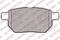 Колодки тормозные дисковые зад, артикул LP2105