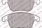 Колодки тормозные дисковые Q3, Q3 Quattro, Q3, Q3 Quattro, артикул LP2110