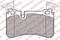 Колодки тормозные дисковые C63 AMG,CLS63 AMG,E63 AMG,ML63 AMG,SL55 AMG,SL63 AMG,SL65 AMG, артикул LP2151