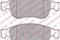 Колодки тормозные дисковые (комплект 4 шт.), артикул LP2152