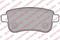 Колодки тормозные дисковые, комплект, артикул LP2153