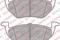 Колодки тормозные дисковые, артикул LP2158