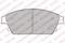 Колодки тормозные CHEVROLET CRUZE/OPEL ASTRA J 16, артикул LP2170