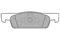 ДИСКОВЫЕ ТОРМОЗНЫЕ КОЛОДКИ, КОМПЛЕКТ, артикул LP2479