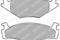 355 Комплект тормозных колодок, дисковый тормоз, артикул LP421