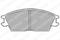 Колодки тормозные дисковые /комплект 4 шт./, артикул LP704