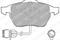 Колодки дисковые п Audi 100 91-94/A4 95-00/A6 94-97, артикул LP784