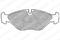 Колодки торм. пер., артикул LP786