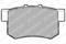 Колодки тормозные дисковые зад, артикул LP948