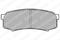 Колодки тормозные дисковые зад, артикул LP963