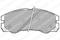 Колодки торм.пер., артикул LP964