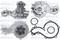 Насос водяной Audi 80, VW Golf 1.3-2.0i/1.6D-1.9TDi 81>, артикул A151RS