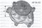 Насос водяной Toyota Yaris 1.0, 1.6V 99-, артикул T219