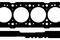 Прокладка ГБЦ Citroen, Peugeot 406 1.9TD XUD9TE 94>, артикул 147532