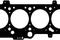 Прокладка ГБЦ металлическ, артикул 412912
