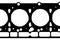 Прокладка ГБЦ FORD TRANSIT 83-00 2.5D-TDI 1.27мм, артикул 646440