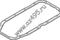 Прокладка масляного поддона Opel Omega, Vectra 1.8/2.0 84>, артикул 702331